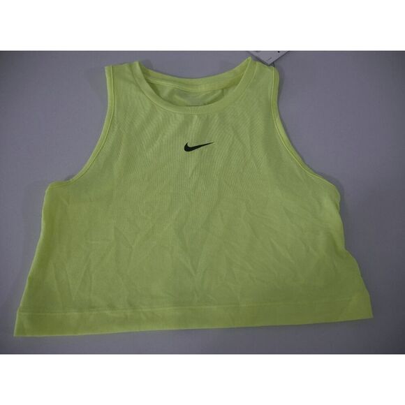 Nike Girls' Pro Dri-FIT Training Tank Top Neon XS - Picture 2 of 6